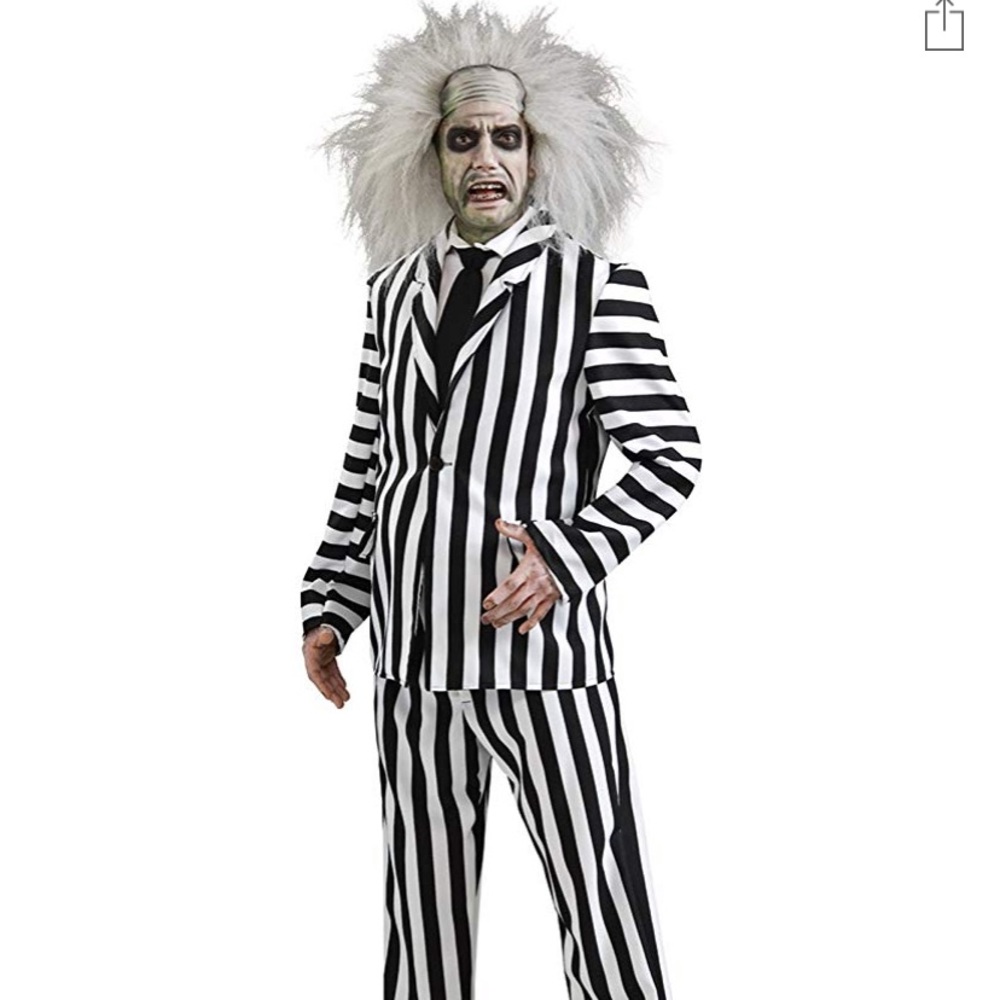 Adult Beetlejuice Costume (Wig Included)
